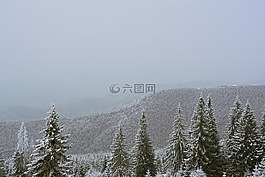 山,冬季,rânca