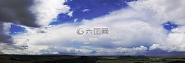 云,天空,蓝色