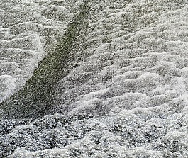 瀑布,一滴水,水