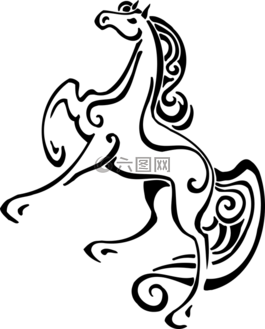 动物,马,跳跃