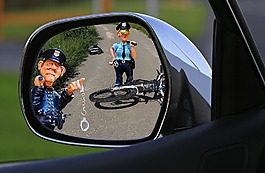 事故,打和运行,自行车
