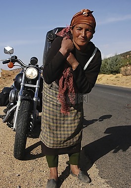 摩洛哥,女子,摩托车
