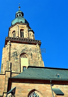 海得尔堡,教会,heiliggeistkirche