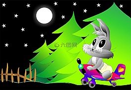 兔子,沃尔特 · 迪斯尼,漫画