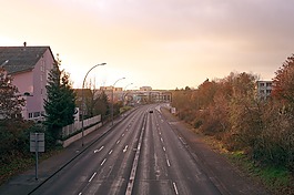 道路,日落,汽车