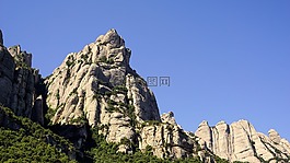 山,岩,蒙特塞拉特
