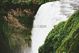 大瀑布,冰岛,自然