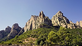 山,岩,蒙特塞拉特