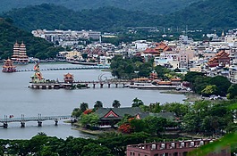 山,湖,風景