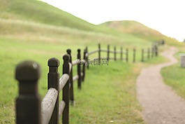 景观,字段,篱笆