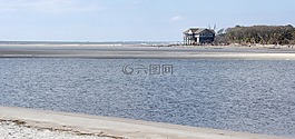 海滩,弗里普,卡罗莱纳州