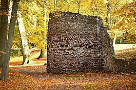 废墟,石工,石材墙