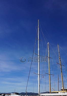 帆船,船舶,端口