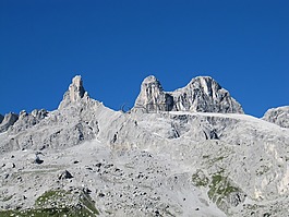 三塔,montafon,福拉尔贝格