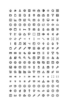 常用矢量小图标合集