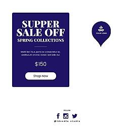 简洁淘宝主图直通车设计