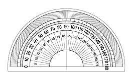 量角器矢量源文件AI
