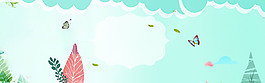 简约大气电商banner背景