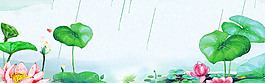 小清新电商banner背景