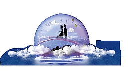 牛郎织女鹊桥相会素材
