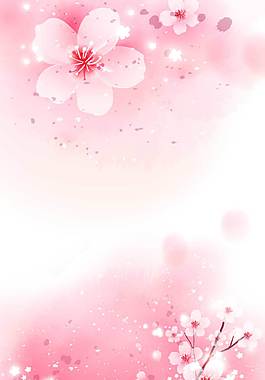 精美桃花背景