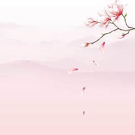 精美桃花背景