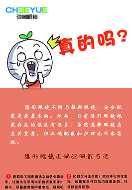 隐形眼镜的佩戴方法