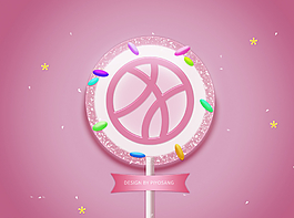 棒棒糖插画图片