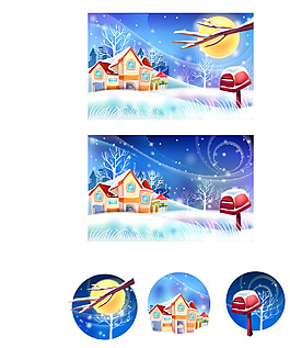 冬天里的建筑