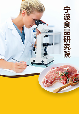 食品检测海报 肉类 检测