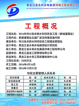 水利工程概况图片