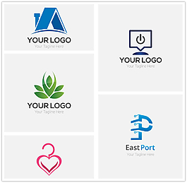 绿叶与心形标志