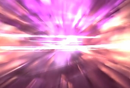 粉色异域中不断飘出的烟雾