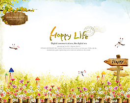 古典背景 艺术花纹 单页背景图片