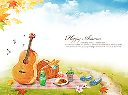 古典背景 艺术花纹 单页背景图片