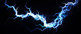 炫彩雷电闪光背景高清图片
