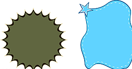 卡通边框 星星边框图片