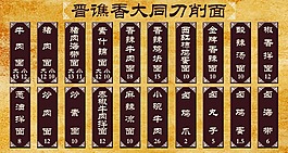 大同刀削面菜单
