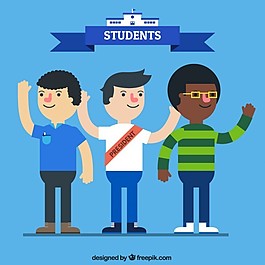 三学生包