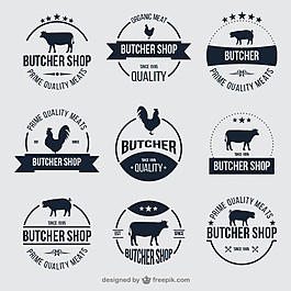 肉店的徽章
