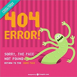 页面没有找到有趣的背景