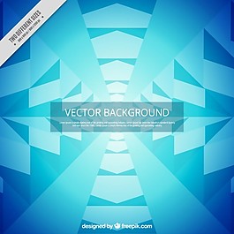 蓝色的几何背景