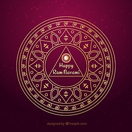 手绘装饰符号的RAM navami