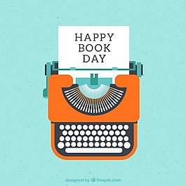 老式打字机的背景