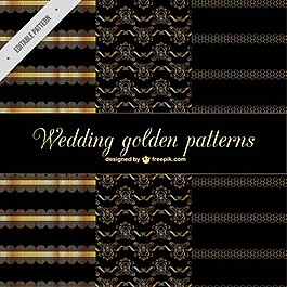 黄金抽象装饰图案