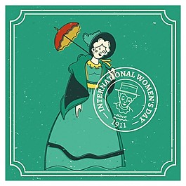 国际复古复古妇女节自1911