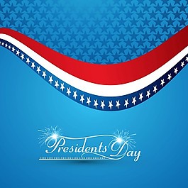 波浪式总统日设计