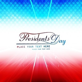 总统日闪亮背景