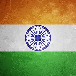 印度国旗蹩脚的背景