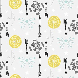 清新靶子箭底纹